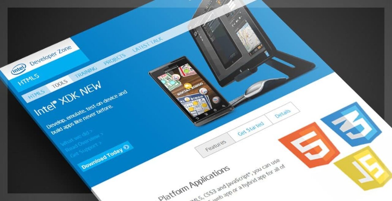 Intel XDK para HTML5 y CSS3